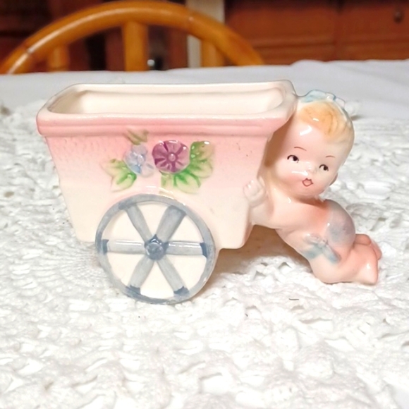 Norleans Vintage Japan Vintage 40s 50s 4W / 3 T Planters 2 For this Price - Picture 3 of 11